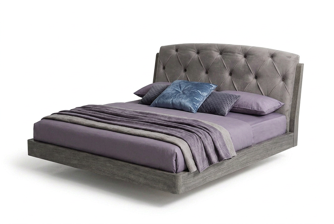 Кровать  TIAR, изголовье ткань  205 FUMO Camelgroup