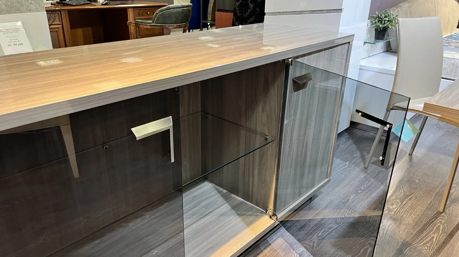 VOLARE VENETIAN GREY Комод 4-дверный Camelgroup