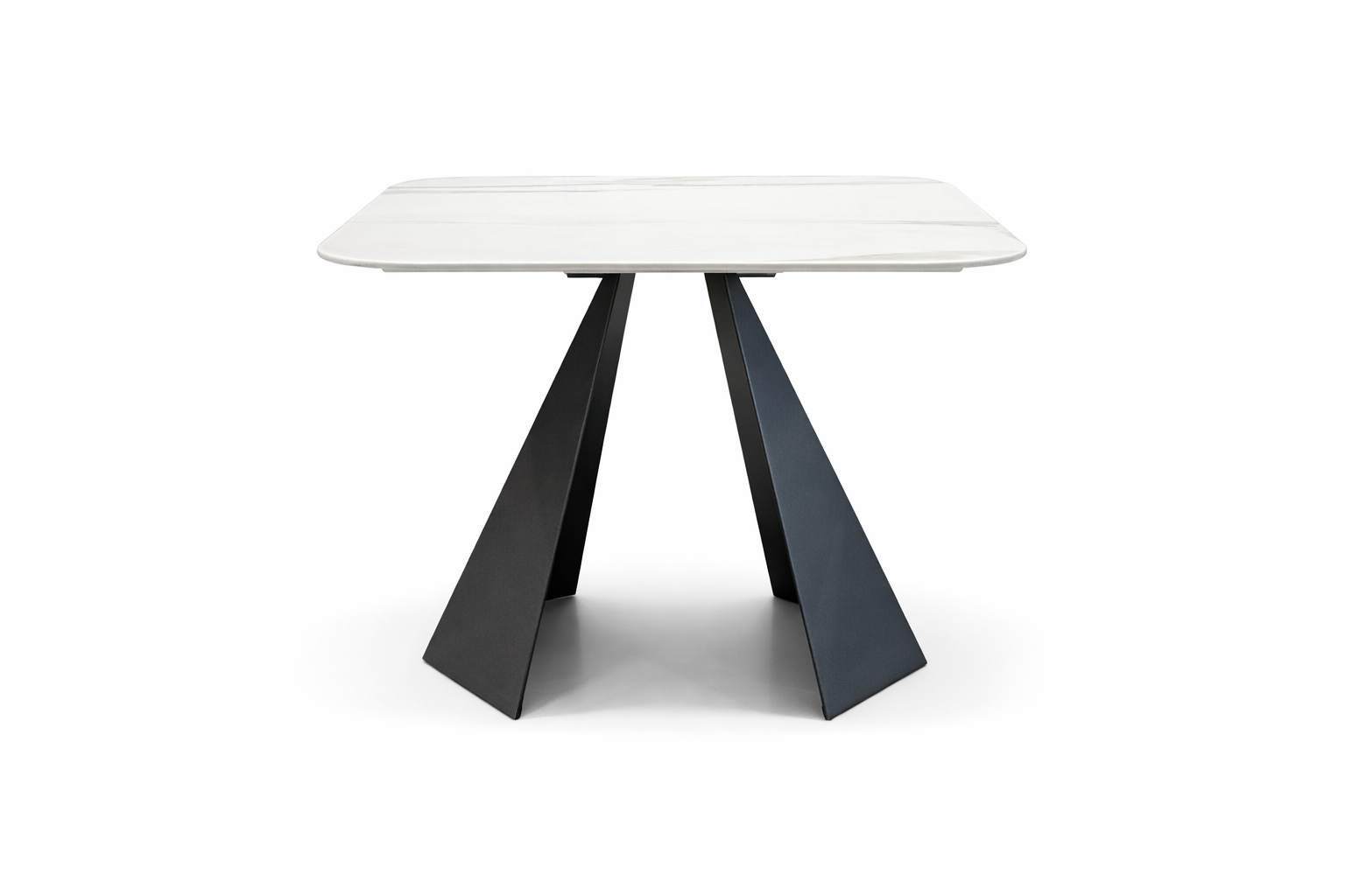 ELITE BIANCO Столик угловой TENT, керамическая столешница 