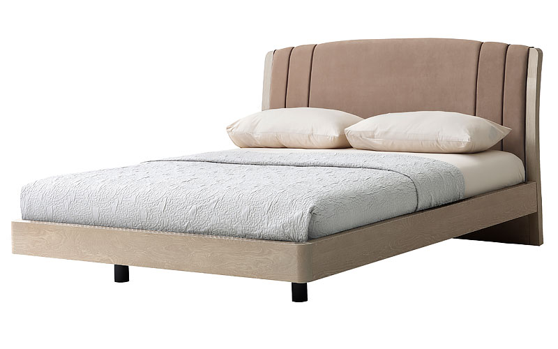 Кровать 160 TRENDY, экокожа NABUK COL.12 Camelgroup